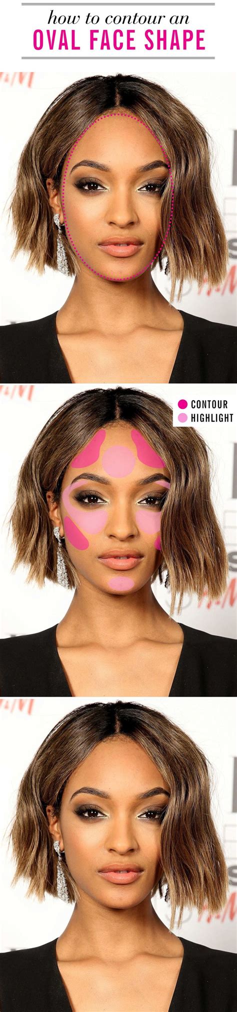 As the most versatile face stylistically, you are a rarity. The Right Way to Contour for Your Face Shape | Oval face shapes, Face shapes, Face shape contour