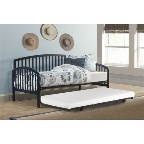 Hillsdale Furniture Carolina Wood Twin Daybed With Trundle Navy