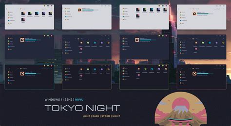 Tokyo Night For Windows 11 By Niivu On Deviantart