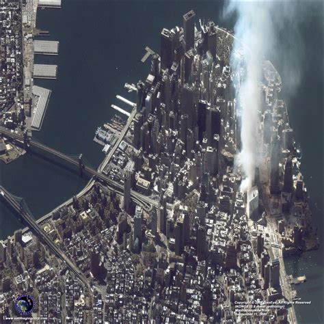 Ikonos Satellite Image Of Manhattan New York Satellite Imaging Corp