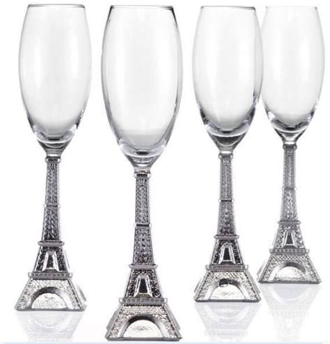 Stunning Wine Glasses In The Shape Of The Eiffel Tower Eiffel Tower Eiffel Tower Decorations