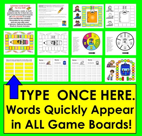 Editable Sight Word Games For First Grade And Kindergarten Practice