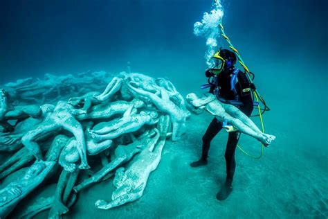 In Europe Opened The First Underwater Sculpture Museum Earth Chronicles News
