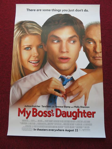 My Bosss Daughter Us One Sheet Rolled Poster Ashton Kutcher Tara Reid Rendezvous Cinema