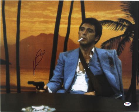 Lot Detail 2000s Al Pacino Scarface Signed 16 X 20 Photo Psadna