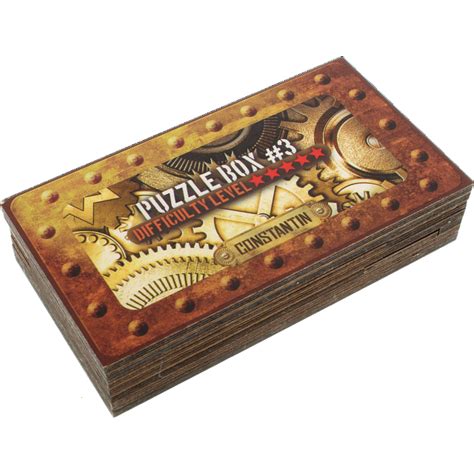 Constantin Puzzle Box #3 | Puzzle Boxes / Trick Boxes | Puzzle Master Inc