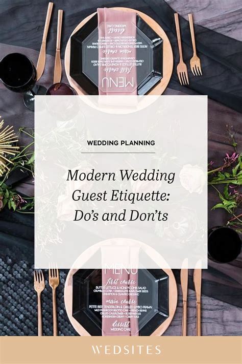Modern Wedding Guest Etiquette The Dos And Donts Wedding Tips