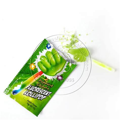 Magic Fluorescent Thumb Shaped Lollipop With Popping Candy Buy Thumb