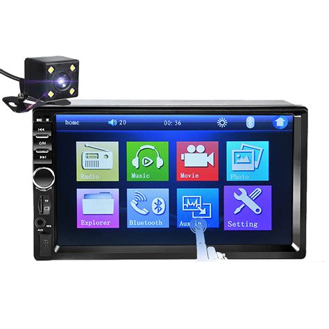 7018b 7 Inch Hd 2din Car Mp5 Player Touch Screen Stereo Radio Mp3 Fm