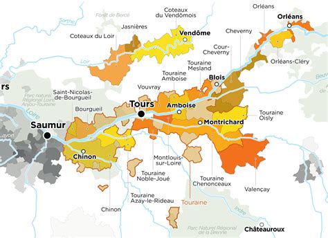 Carte Viticole Vallee De La Loire Lagiiak