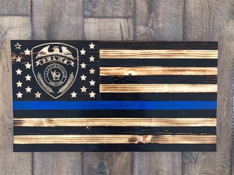 Suffolk County Police Thin Blue Line Flag