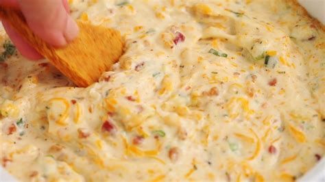 Warm Ranch Crack Dip Recipe With Bacon And Cream Cheese Youtube