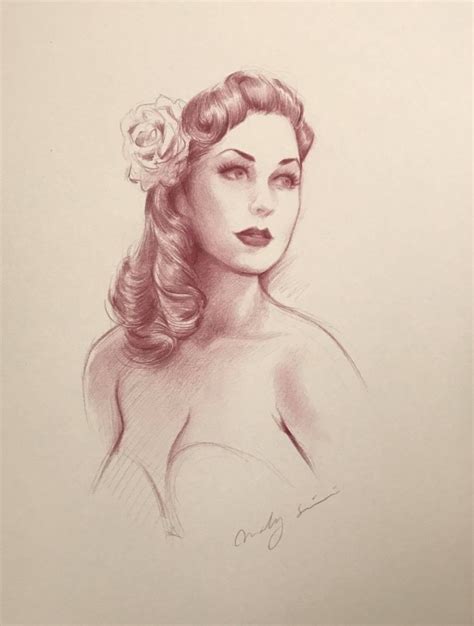 pin up art by maly siri illustration