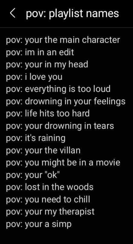 pov you like my pins playlist names ideas writing songs inspiration inspirational songs