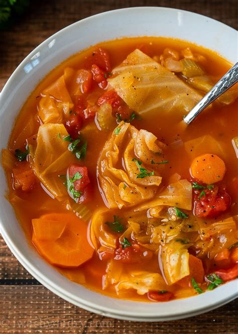 Chopped green pepper 1 qt. Cabbage Soup Recipe | I Wash You Dry