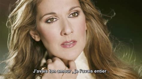 céline dion because you loved me traduction paroles française youtube