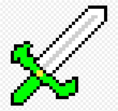 Minecraft Pixel Art Grid Sword Want To Discover Art Related To Pixelsword