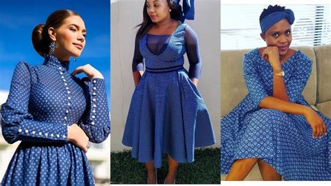 Best Seshoeshoe Designs 2019 For Ladies Seshoeshoe Dresses Seshweshwe Dresses Shweshwe Dresses