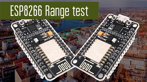 Esp8266 Wifi Range Test 24ghz Arduino Youtube