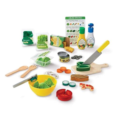 Melissa And Doug Slice And Toss Salad Set Caves Toys And Hobbies