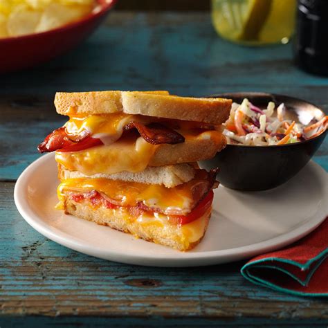 Bacon And Cheese Sandwiches Recipe Taste Of Home