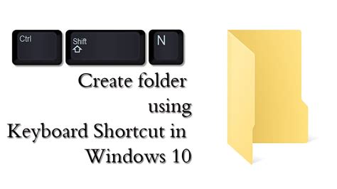 Create A New Folder With Keyboard Shortcut In Windows 10 Youtube