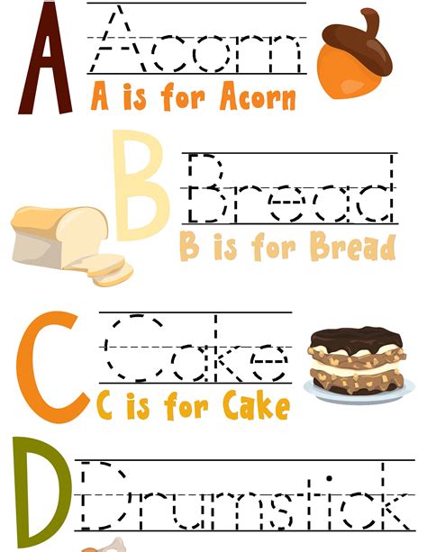 Preschool Thanksgiving Alphabet Worksheets With Printables