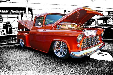 Use them in commercial designs under lifetime, perpetual & worldwide rights. Custom Burnt Orange Pick-up Photograph by Randy Harris