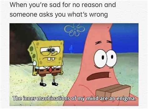 Hilarious SpongeBob Memes For Anyone With Anxiety To Relate To