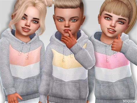 The Sims Resource Toddler Hoodie Nb04