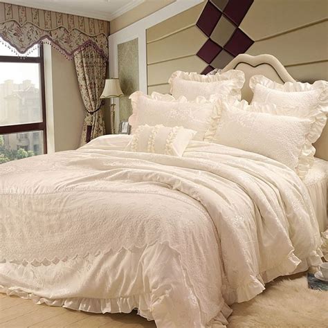 I put multiple storage containers underneath. Fancy Bridal Style Victorian Lace Design Fluffy Full ...