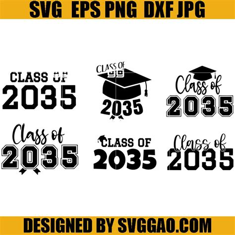 Class Of 2035 Svg Bundle Class Of 2035 Pre K Svg