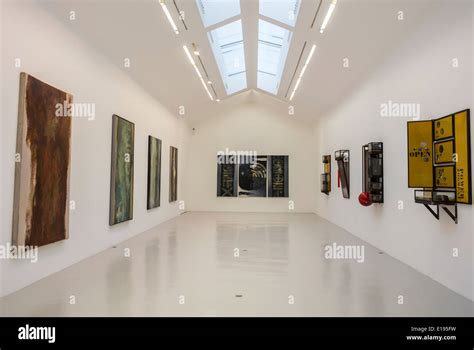 Paris France French Modern Art Gallery In The Marais Area Stock