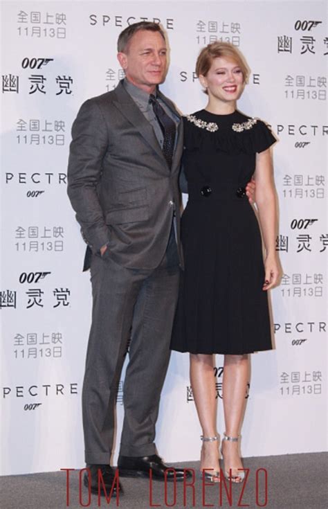 Daniel Craig And Léa Seydoux At The Spectrebeijing Photo Call Tom
