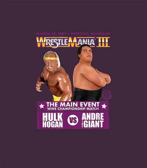 Wwe Hulk Hogan Vs Andre The Giant Digital Art By Cobiec Roshn Fine