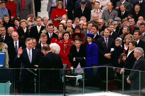Photos United States President George Hw Bush Takes The Oath Of