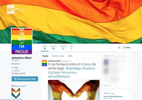 Hackers Spam Isis Twitter Accounts With Porn Gay Pride