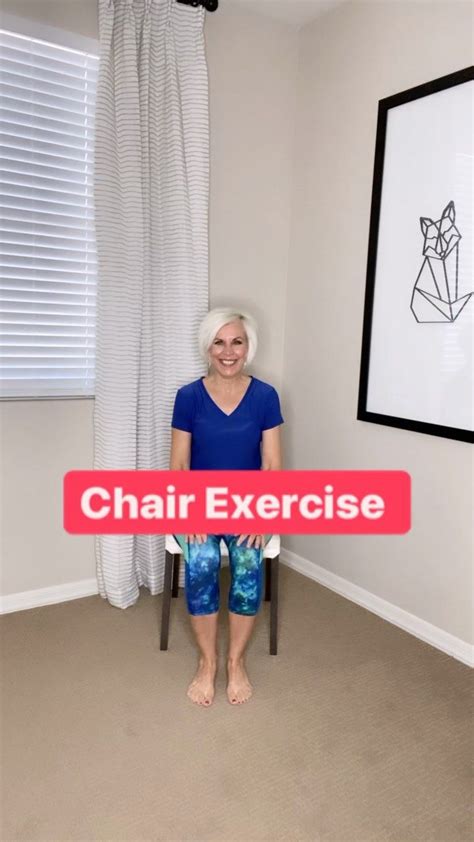 Cheri Exercise Instructor Chair Yoga Posted On Instagram Jun