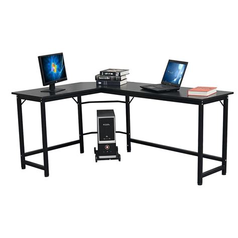 Ktaxon L Shaped Computer Desk Workstation Table Corner Table Pc Latop