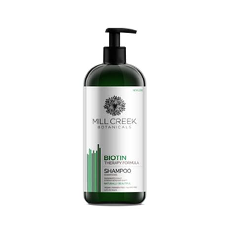 Biotin Shampoo By Mill Creek Botanicals Natural And Organic Shampoo