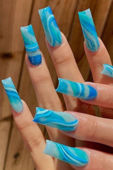 Perfect Coffin Acrylic Nails Design In Summer Nail Art