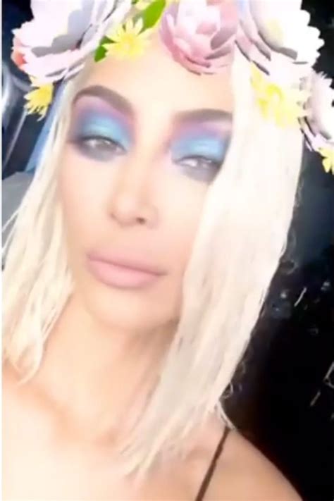 Kim Kardashian West Goes Platinum Blonde On Paris Hiltons Birthday