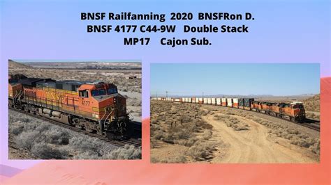 4177 Bnsfron D High Desert Railfanning Youtube