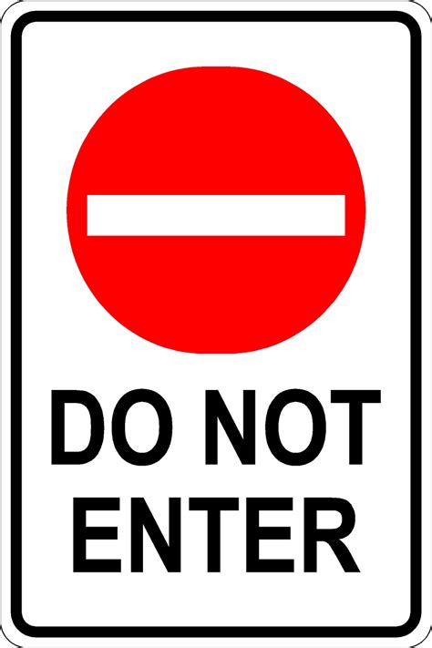 Do Not Enter Sign Onsite Signs Metal Signs Toronto