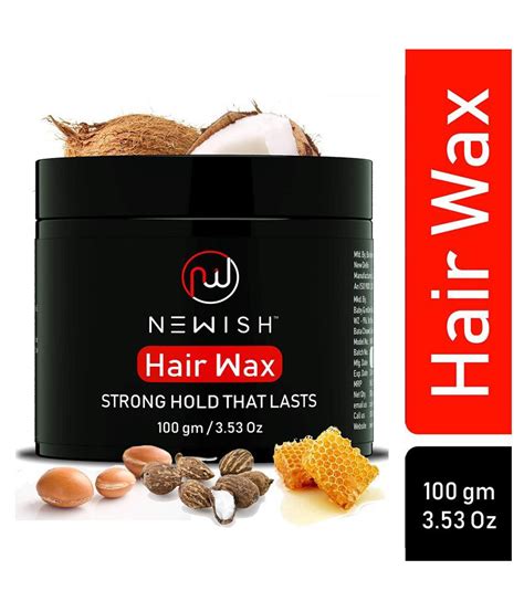 Newish Natural Hair Wax For Men Stylish Strong Hold Wax 100 G Buy