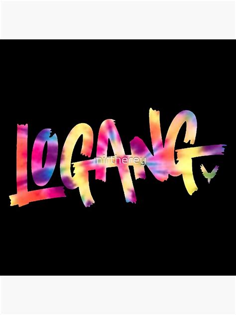 Logang Logan Paul Logo Canvas Print For Sale By Mirtherey Redbubble