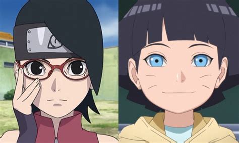 Este Seria O Visual Da Sarada E Himawari Como Chunin Em Boruto