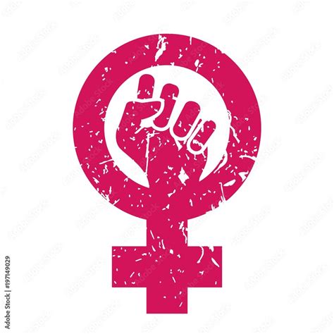 Woman Symbol Vector Feminism Power Female Icon Feminist Hand Girls