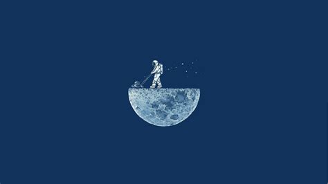 Astronaut Minimalist Wallpapers Wallpaper Cave