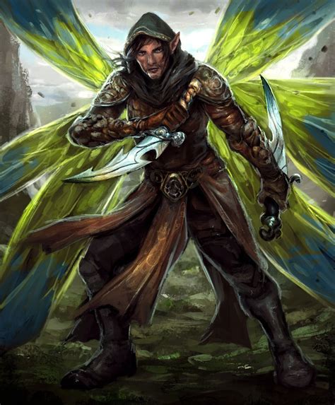 Fairy Rogue Arcane Gladiator Tcg By Manthoslappas On Deviantart Male